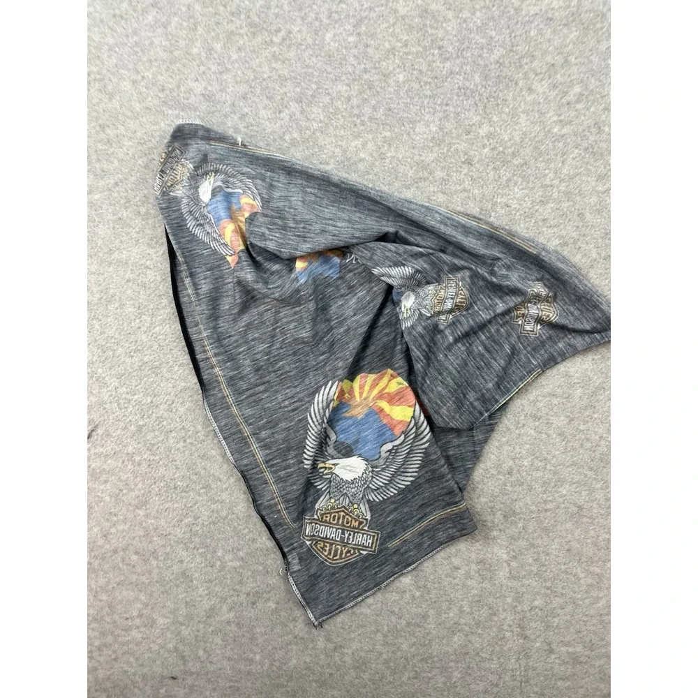 Vintage 1980's/1990's Harley Davidson Bandana Biker Motorcycle USA Made 22x22